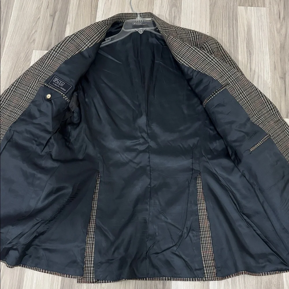 Polo by Ralph Lauren  Plaid Wool Men’s Sport Jacket Blazer Size XL‎